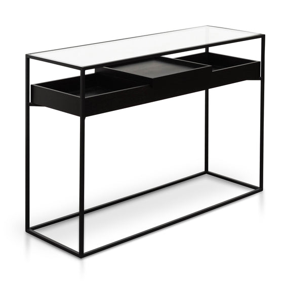 Norman Metal Frame Console - Black Console Table IGGY-Core   