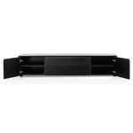 Ex Display - Norris 2m Entertainment TV Unit with Middle Drawer - Black Oak TV/Entertainment Unit Century-Core