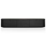 Ex Display -  Curve 2.4m TV Entertainment Unit - Black Oak TV/Entertainment Unit Century-Core   