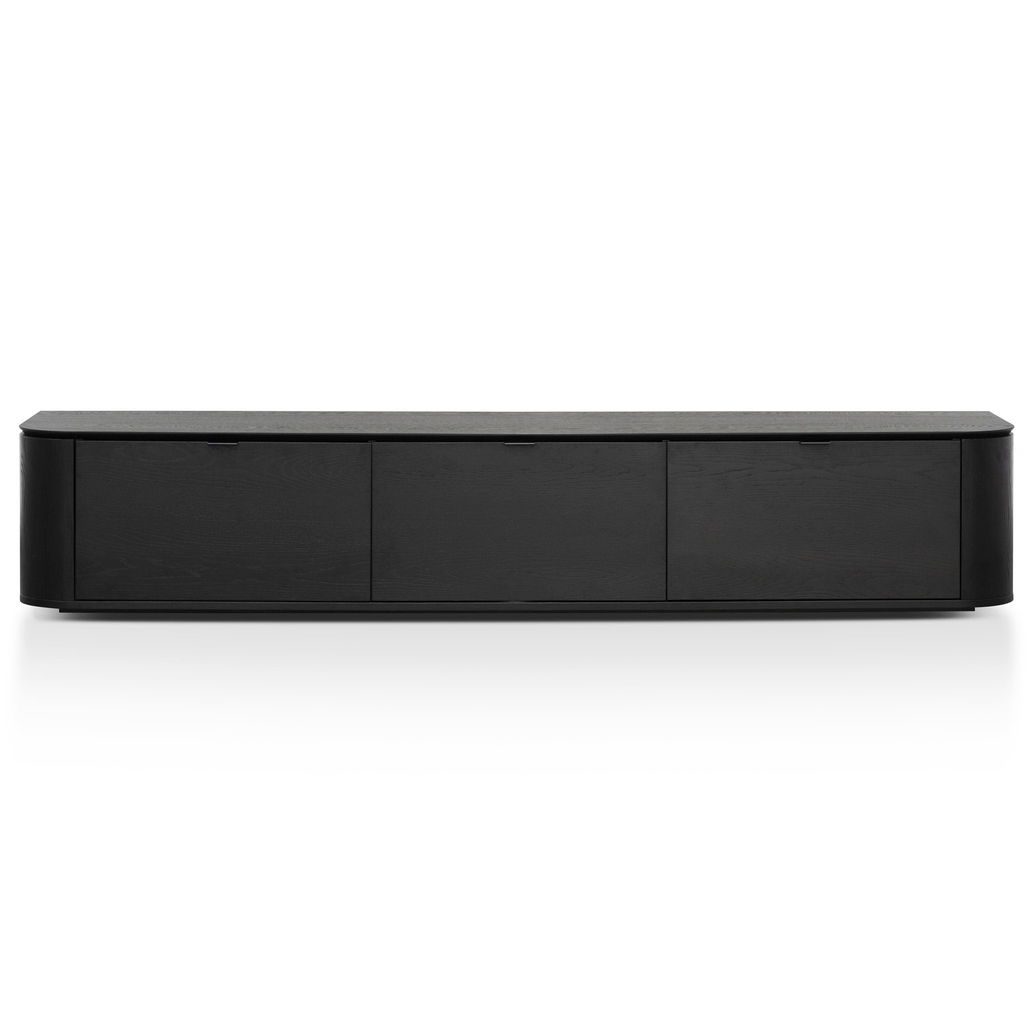Ex Display -  Curve 2.4m TV Entertainment Unit - Black Oak TV/Entertainment Unit Century-Core   