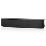 Ex Display -  Curve 2.4m TV Entertainment Unit - Black Oak TV/Entertainment Unit Century-Core   