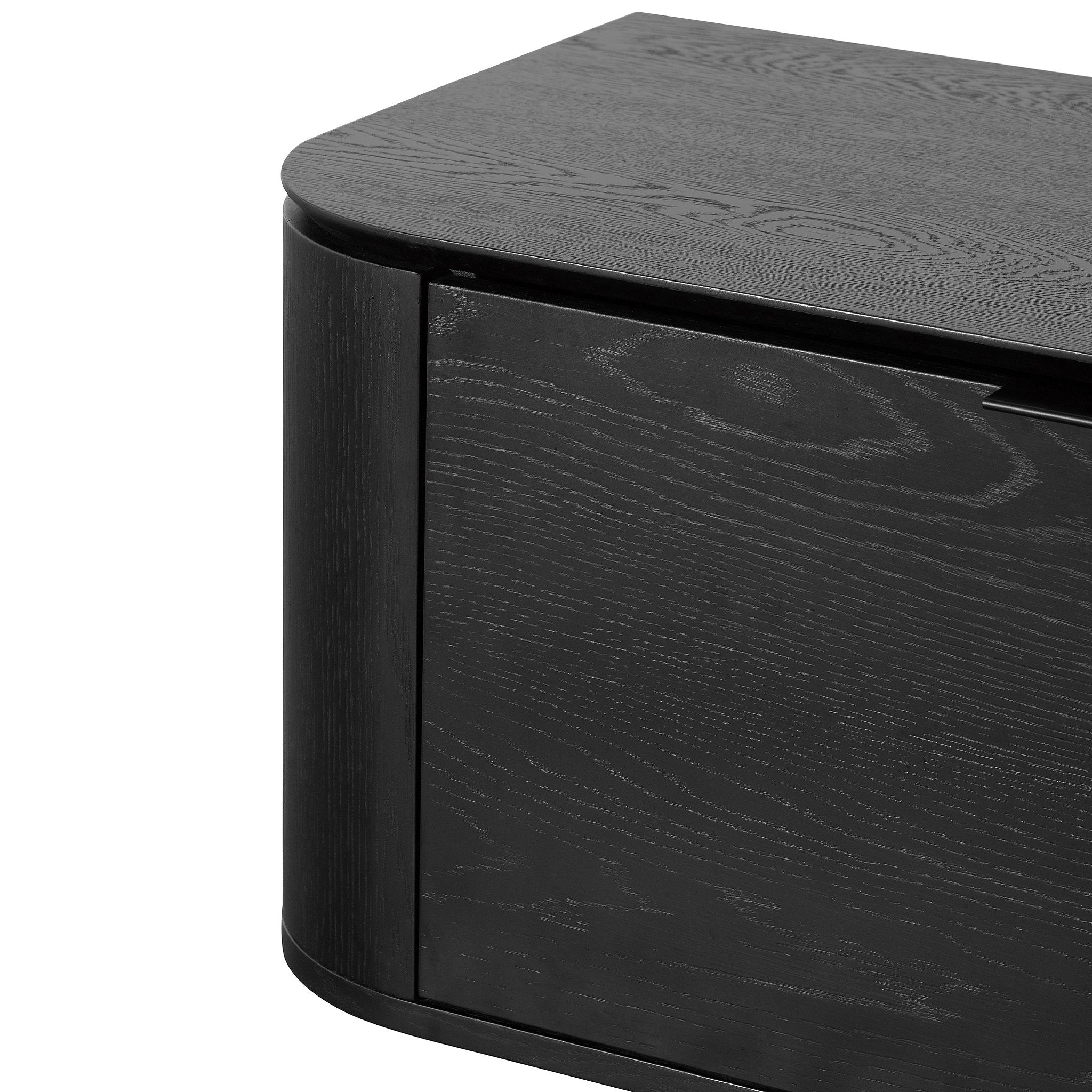 Ex Display -  Curve 2.4m TV Entertainment Unit - Black Oak TV/Entertainment Unit Century-Core   