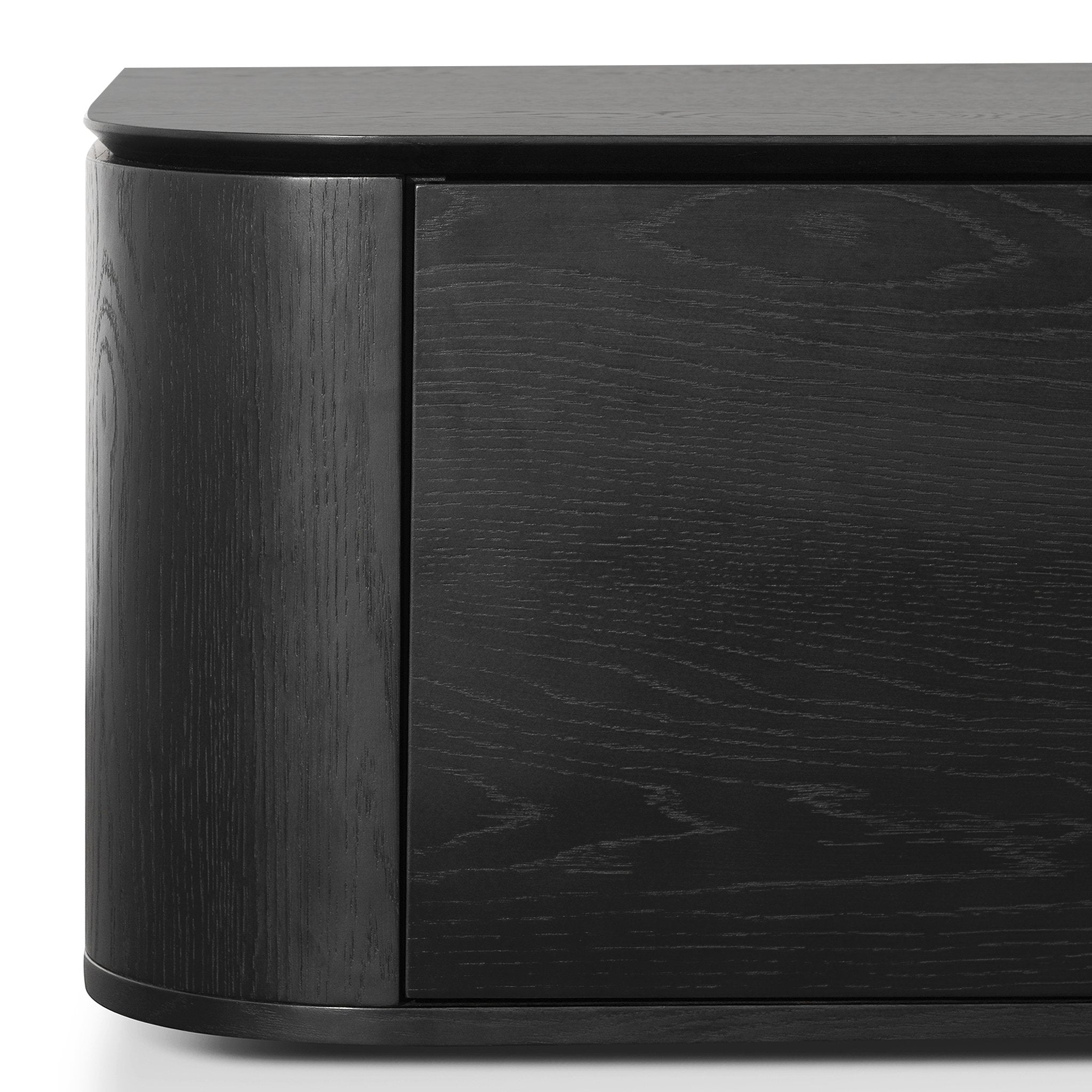Ex Display -  Curve 2.4m TV Entertainment Unit - Black Oak TV/Entertainment Unit Century-Core   