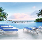 Pantha Outdoor Sun Lounger - Blue Sunlounger Furnlink-Local   