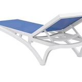 Pantha Outdoor Sun Lounger - Blue Sunlounger Furnlink-Local   