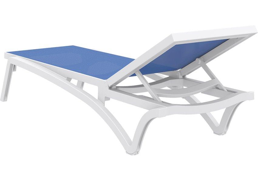 Pantha Outdoor Sun Lounger - Blue Sunlounger Furnlink-Local   