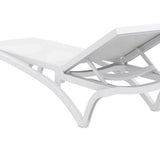 Pantha Outdoor Sun Lounger - White Sunlounger Furnlink-Local   