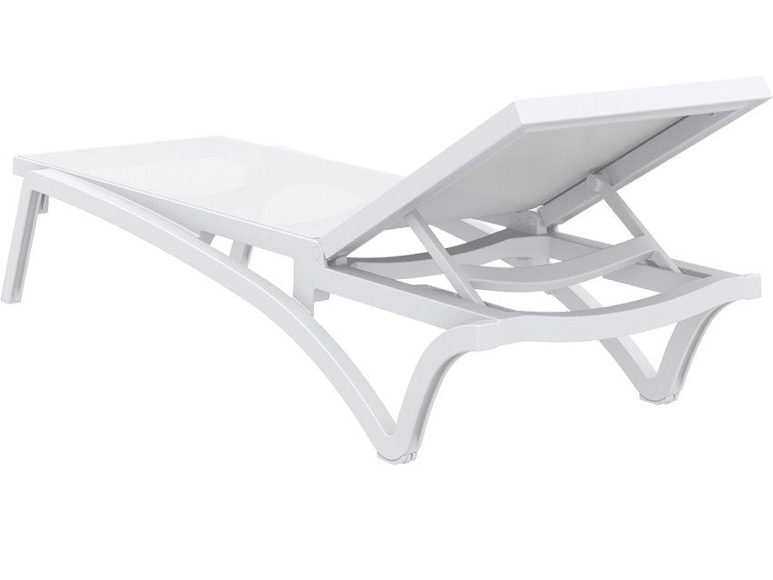 Pantha Outdoor Sun Lounger - White Sunlounger Furnlink-Local   