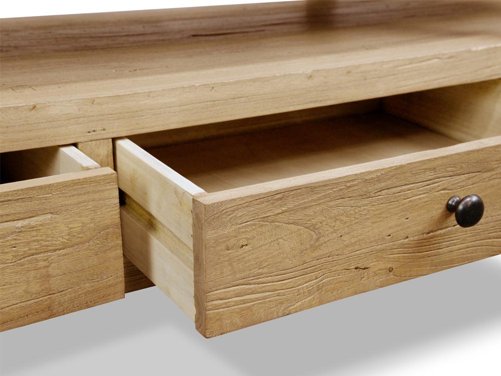 Ex Display - Phoenix Reclaimed Lowline 1.8m Wooden TV Entertainment Unit TV/Entertainment Unit Reclaimed-Core   
