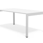 Detroit 1.8m Custom Made Office Table - White Legs Meeting Table Dee Kay-Local   