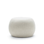 Raven Fabric Cushion Ottoman - Beige Ottoman Eastern-local   