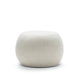 Raven Fabric Cushion Ottoman - Beige Ottoman Eastern-local   