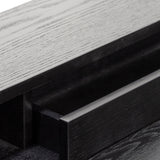 Reva Wooden Home Office Desk - Black Home Office Desk Drake-Core   