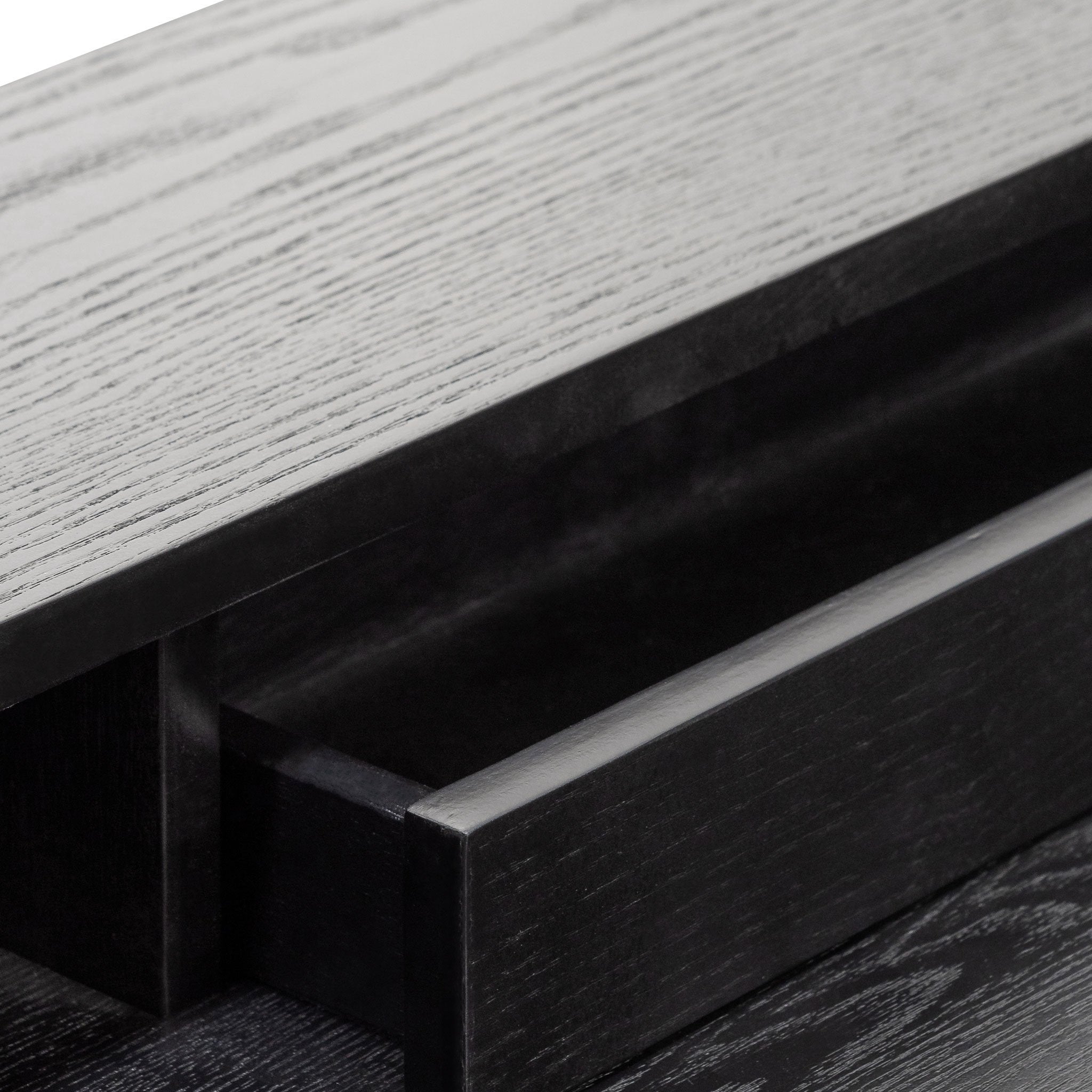 Reva Wooden Home Office Desk - Black Home Office Desk Drake-Core   