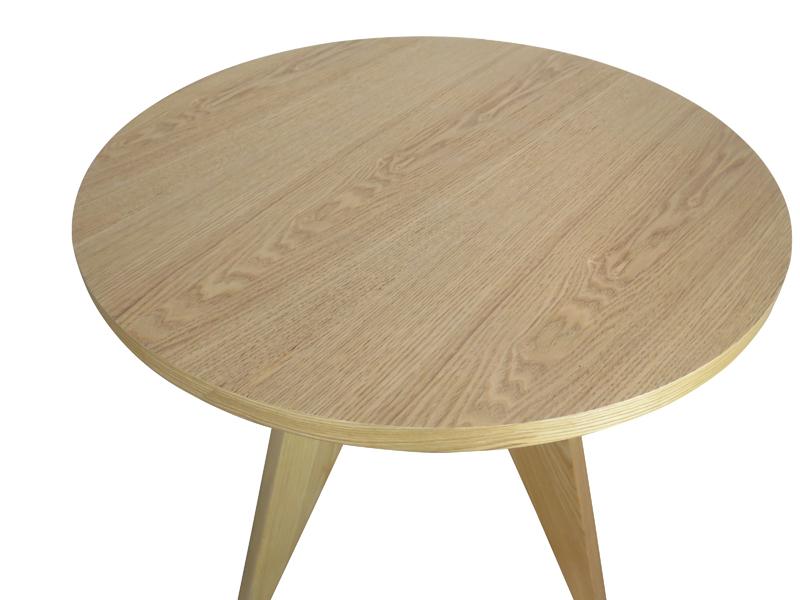 Trestra 80cm Round Dining Table - Natural Dining Table Swady-Core