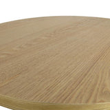 Trestra 80cm Round Dining Table - Natural Dining Table Swady-Core