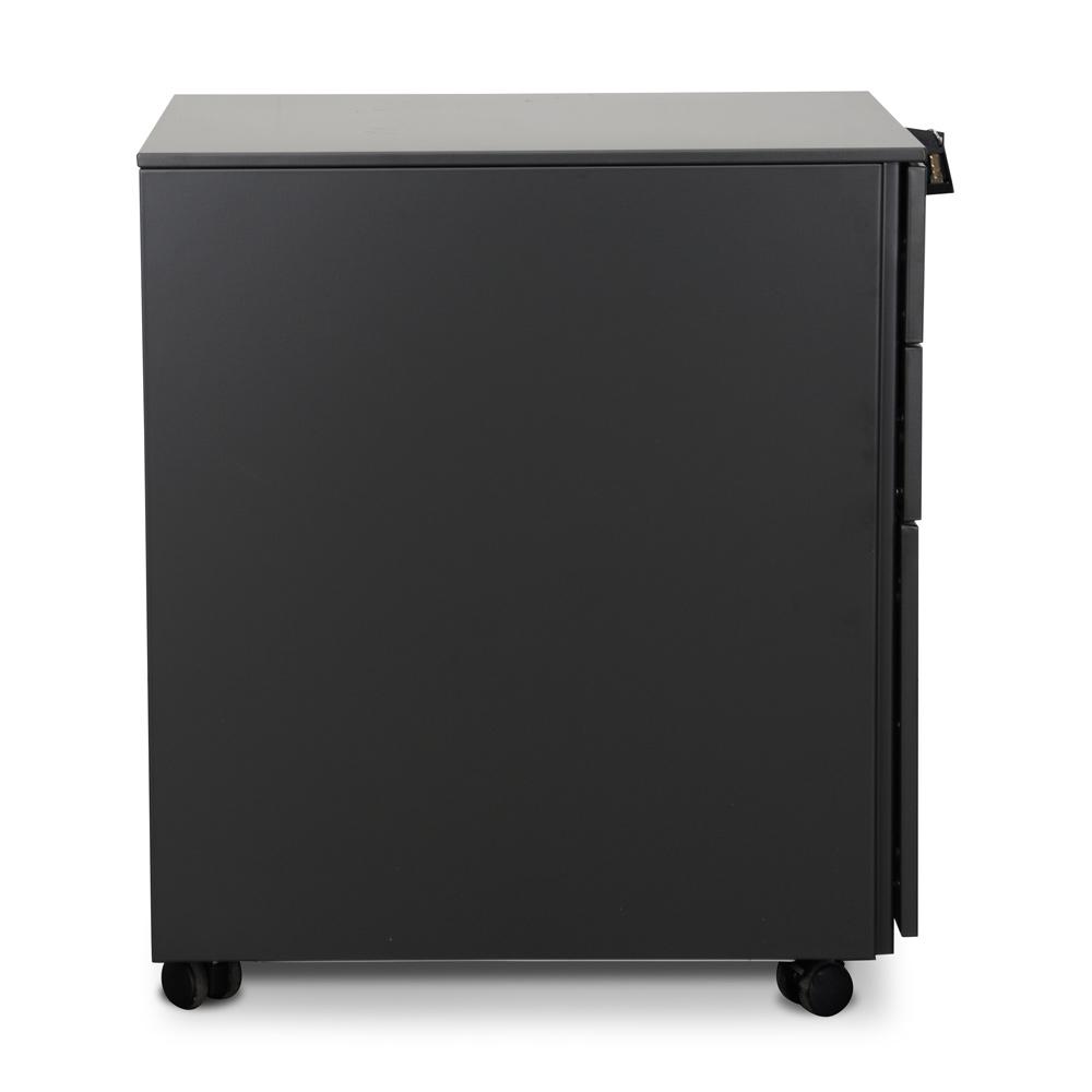 Russel 3 Drawers Mobile Pedestal - Black Pedestal Sun Desk-Core   