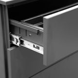 Russel 3 Drawers Mobile Pedestal - Black Pedestal Sun Desk-Core   