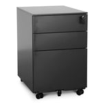 Russel 3 Drawers Mobile Pedestal - Black Pedestal Sun Desk-Core   