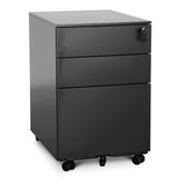 Russel 3 Drawers Mobile Pedestal - Black Pedestal Sun Desk-Core   