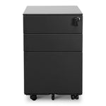 Russel 3 Drawers Mobile Pedestal - Black Pedestal Sun Desk-Core   