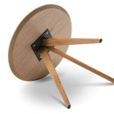 Santo Tri Leg Side Table - Oak Side Table Eastern-local   