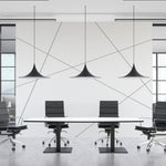 Ex Display - Scope 2.4m Boardroom Rectangular Office Table - White Top with Black Legs Boardroom Table Dee Kay-Local