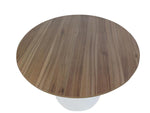 Scope Round Office Meeting Table - Walnut Meeting Table Sun Desk-Core   