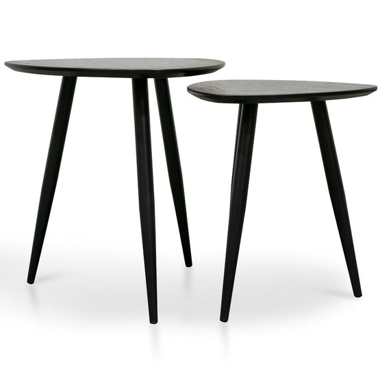 Set of 2 - Lauren Side Table - Black Side Table KD-Core   