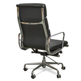 Ashton High Back Office Chair - Black Leather Office Chair Yus Furniture-Core   