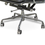 Ashton High Back Office Chair - Black Leather Office Chair Yus Furniture-Core   