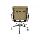 Ex Display - Ashton Low Back Office Chair - Light Brown Leather Office Chair Yus Furniture-Core