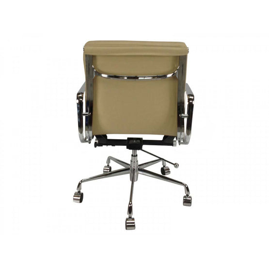 Ashton Low Back Office Chair - Light Brown Leather OC103B