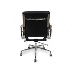 Ashton Low Back Office Chair - Black Leather Office Chair Yus Furniture-Core   