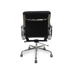Ashton Low Back Office Chair - Black Leather OC103
