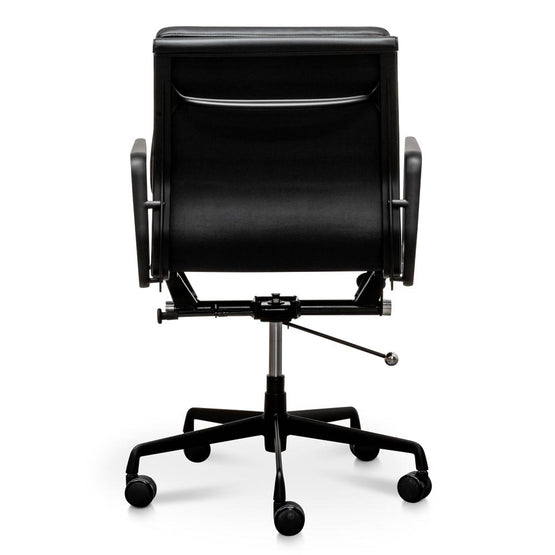 Ashton Low Back Office Chair - Full Black Office Chair Yus Furniture-Core   
