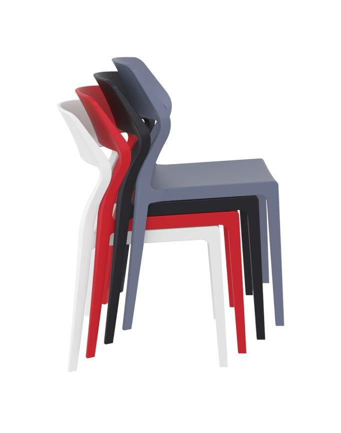 Specter Indoor / Outdoor Dining Chair - Black Outdoor Chair Furnlink-Local   