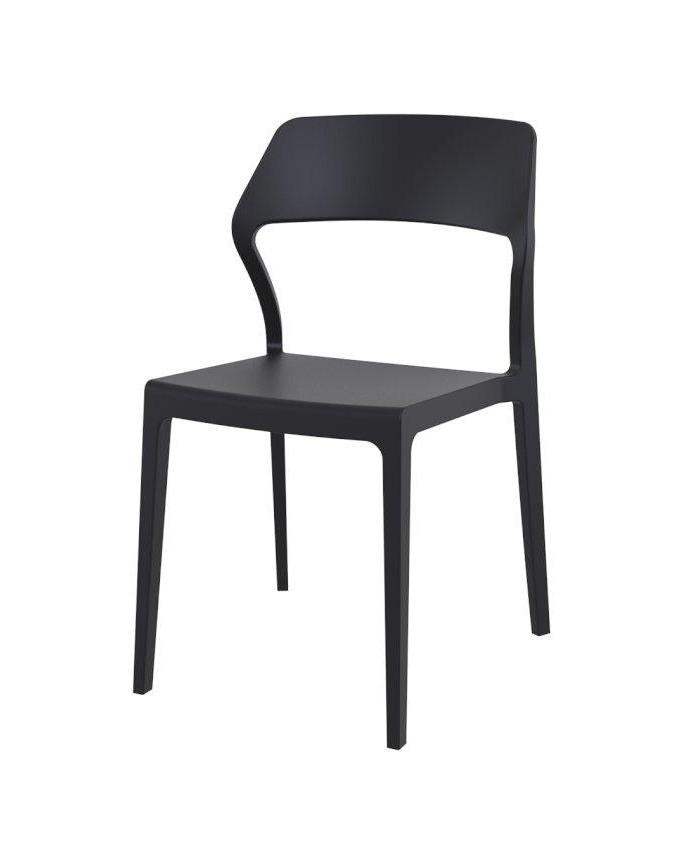 Specter Indoor / Outdoor Dining Chair - Black Outdoor Chair Furnlink-Local   