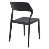 Specter Indoor / Outdoor Dining Chair - Black Outdoor Chair Furnlink-Local   