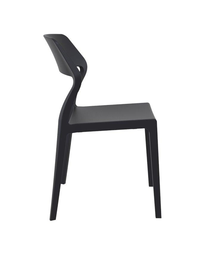 Specter Indoor / Outdoor Dining Chair - Black Outdoor Chair Furnlink-Local   