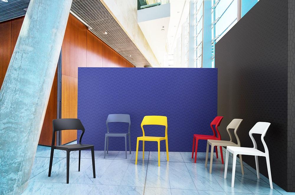 Specter Indoor / Outdoor Dining Chair - White Outdoor Chair Furnlink-Local   