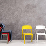 Specter Indoor / Outdoor Dining Chair - White Outdoor Chair Furnlink-Local   