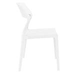 Specter Indoor / Outdoor Dining Chair - White Outdoor Chair Furnlink-Local   