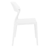 Specter Indoor / Outdoor Dining Chair - White Outdoor Chair Furnlink-Local   
