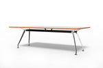 Swift Office Meeting Table 2.4m - White / Orange Meeting Table Dee Kay-Local   