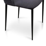 Tisha Fabric Dining Chair - Black - Last One Dining Chair Swady-Core