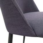 Tisha Fabric Dining Chair - Black - Last One Dining Chair Swady-Core