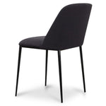 Tisha Fabric Dining Chair - Black - Last One Dining Chair Swady-Core