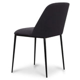 Tisha Fabric Dining Chair - Black - Last One Dining Chair Swady-Core