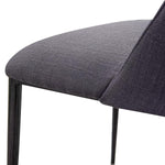 Tisha Fabric Dining Chair - Black - Last One Dining Chair Swady-Core